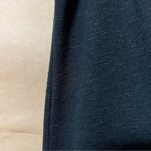 Paige | Sage Midi Tank Dress Stretch Knit Popover V-Neck Black Size XL - Picture 11 of 12